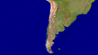 Chile Satellite + Borders 1920x1080